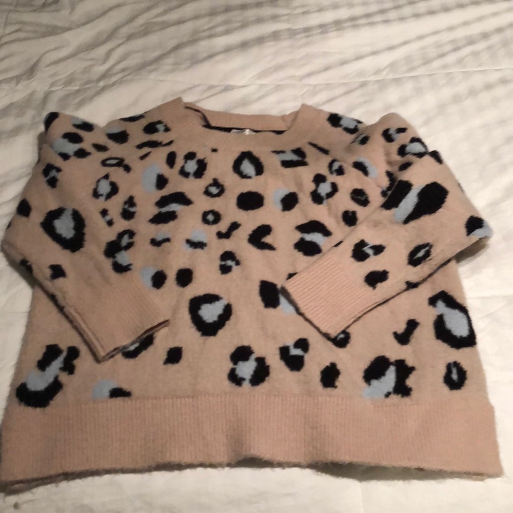 Leopard print sweater